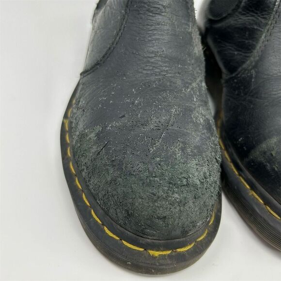 Dr. Martens Arbor ST Chelsea Boots Black Leather Steel Toe Slip Resistant Size 7 - Picture 7 of 16